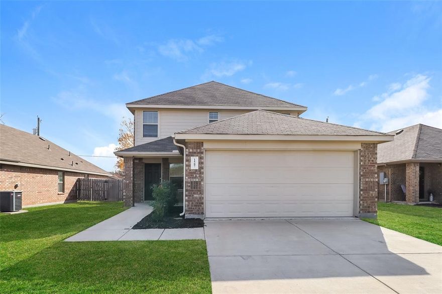 The Darrel III is a fantastic two-story home with 4 bedrooms and 2.5 bathrooms. The open living room leads to the kitchen and breakfast nook. The master suite is on the first floor allowing for convenience and privacy. The second floor has 3 spacious bedrooms along and flex room. Features wood-grain vinyl plank flooring, two car garage, fenced backyard, and a sprinkler system.