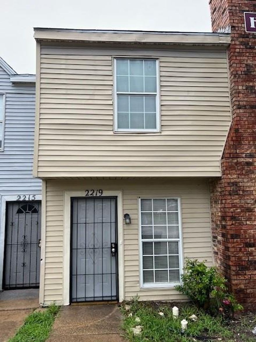 See 3D Virtual Tour! This is a bright and open 2-story townhome with a wonderful brick fireplace for entertaining, spacious bedrooms, and lots of closet space. Both bedrooms are upstairs along with washer and dryer connections. Small fenced backyard as well. If the buyer is using financing, please ensure the lender is OK with the complex being all tenant-occupied. The complex is non-warrantable. Cash sale preferred. Sold AS-IS.