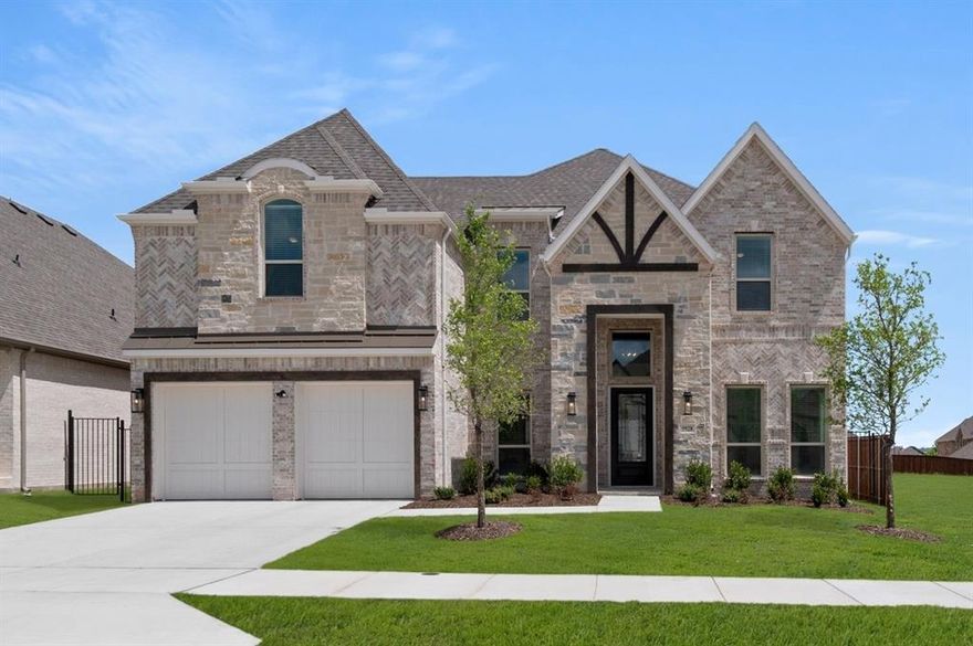 MLS# 21184491 - Built by First Texas Homes - Ready Now! ~ Discover this stunning 5-bedroom, 4-bath home offering 3,732 sq ft of thoughtfully designed living space. Enjoy upgraded elevations, elegant hardwood floors throughout the open common areas on the first floor, and stylish cabinets extending to the ceiling. The spacious living area features sliding patio doors that open to a large covered patio, perfect for entertaining or relaxing outdoors. Complete with a 2-car garage and modern blinds, this home blends comfort and sophistication. Schedule your tour today!