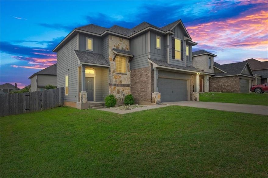 Great home on corner lot in China Spring ISD with bonus room upstairs. Great curb appeal, granite countertops and lots of natural sunlight. Lots of storage. Great community amenities including a playground park, walking trails and pond.