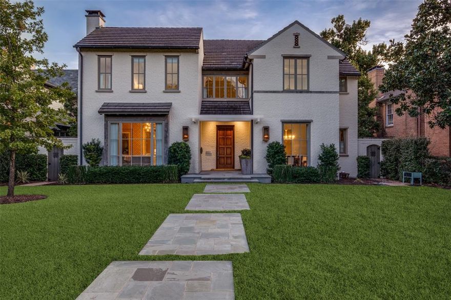 Captivating on 3561 Colgate, a true treasure filled with classic charm and craftsmanship. Nestled on a spacious 70 x 160 lot, this 5 bedroom, 5.1 bath beauty offers 6,723 sf of luxury living. Built in 2012 by renowned builder Jeff Gilbert, this insanely stunning home presents designer fixtures, custom wallpaper, and high-end finishes throughout. From the lacquered dining room to the Gracie wallpapered bar and powder bath, every inch of this home is designed to impress. Enjoy luxurious touches like custom rugs, drapes, and blackout shades in the bedrooms, plus a beautifully updated bar with new marble, hardware, and high-gloss paint. Step outside to your own private oasis, featuring a spacious covered patio with a built-in grill and pool—the perfect setup for hosting.