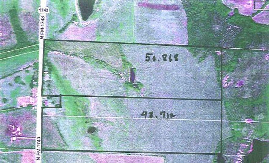 Pretty rolling terrain, good grass hay and pasture.  Pond on property.  Community water available.  Additional adjoining 50.868 acres to north listed at $179,900.