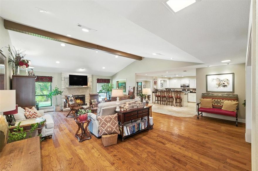 Open House Sunday Nov 23, 1-3pm 
Nestled along the community’s peaceful catch-and-release lake, this home offers a daily rhythm defined by calm mornings, reflection on the water, and evenings that glow across the dock. With 3,100 square feet of thoughtfully designed living space, this 4-bedroom, 3 bath residence blends warmth and elegance in equal measure.
Inside, light pours through expansive windows that frame serene water views from nearly every room. The open layout creates a seamless flow between living, dining, and entertaining spaces — perfect for quiet weekends or gatherings with family and friends. Both primary suites provide a private retreat, each designed for rest and rejuvenation.
Step outside to your spacious deck and large private dock, where you can unwind with coffee at sunrise or enjoy the gentle sounds of the lake at dusk. The home’s inverter air-conditioning system ensures quiet comfort year-round, complementing the tranquil setting.