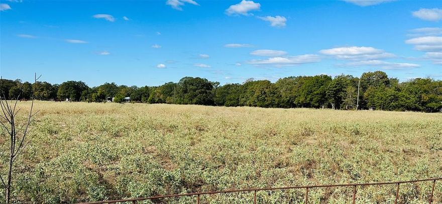 Looking for that 10 acres to build your dream home?  This tract is situated on a quiet county road with both pasture and beautiful shade trees.  There are spots to choose from for the perfect setting of your new home.  Electrical available and water meter is at the road.  This place has so much potential!  Come see it for yourself.