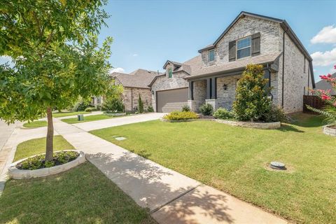 A home in Aubrey