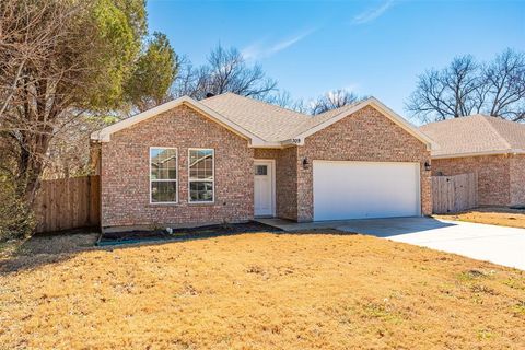 A home in Cleburne