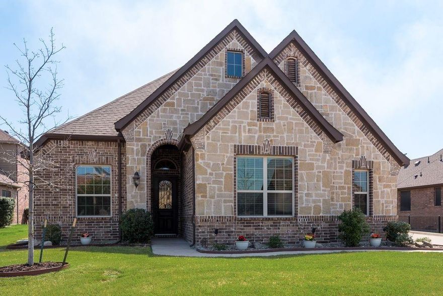 Experience resort style living in the prestigious, 24-hour guarded and gated The Resort on Eagle Mountain Lake. The home boasts 4 bedrooms, 3 bathrooms (the fourth bedroom is currently set up as a media room but could easily be a 4th bedroom) Media room equipment and furniture can convey.It also boasts a separate office and dining room and a 3 car garage. The oversized 3-car garage includes dedicated space for a golf cart, workshop, or lake toys. The primary suite is a true sanctuary, boasting a spa-inspired bath with a soaking tub, separate glass shower, and an oversized walk-in closet with custom built-ins. This property offers modern sophistication and resort-style relaxation just minutes from the heart of Fort Worth and the Stockyards. The seamless transition to the outdoor living area invites you to relax on the covered patio, complete with a built-in grill and panoramic views of the manicured golf course—perfect for sunset gatherings or tranquil mornings.Seller has provided a list of items that can convey with the property. The list has been added to the listing. As a resident, indulge in world-class amenities: an 18-hole championship golf course, a grand clubhouse with a restaurant and vibrant bar, resort-style pools, a state-of-the-art fitness center, and courts for pickle ball and basketball.  The community’s lush landscaping, playgrounds and golf cart trails create a resort atmosphere year-round. Community residents enjoy an unparalleled lifestyle with exclusive Eagle Mountain Lake access including a private beach and playground. Listing will be active on April 2nd but please reach out if you want to see it sooner. Buyer and  or buyers agent to verify all information contained in this listing.