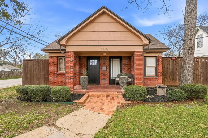 Search Evan Downey Real Estate Youtube channel for walkthrough video. An incredible opportunity to own a home in one of Dallas’ most charming neighborhoods. This updated two-bedroom, two-bath home sits on a spacious 55 x 140 corner lot in the desirable Oak Lawn Heights area. The open floor plan features two generous living areas, connected by a beautifully designed kitchen with glass-front cabinets and top-of-the-line appliances, including a convection oven and gas range. The oversized bedrooms provide ample space and comfort, while the second living area at the rear of the home is equipped with a projector, screen, and AV system wiring, making it ideal for entertainment. Step outside to your own private retreat, complete with a hot tub and lush landscaping. A back entrance to the property opens to a 2 car carport.