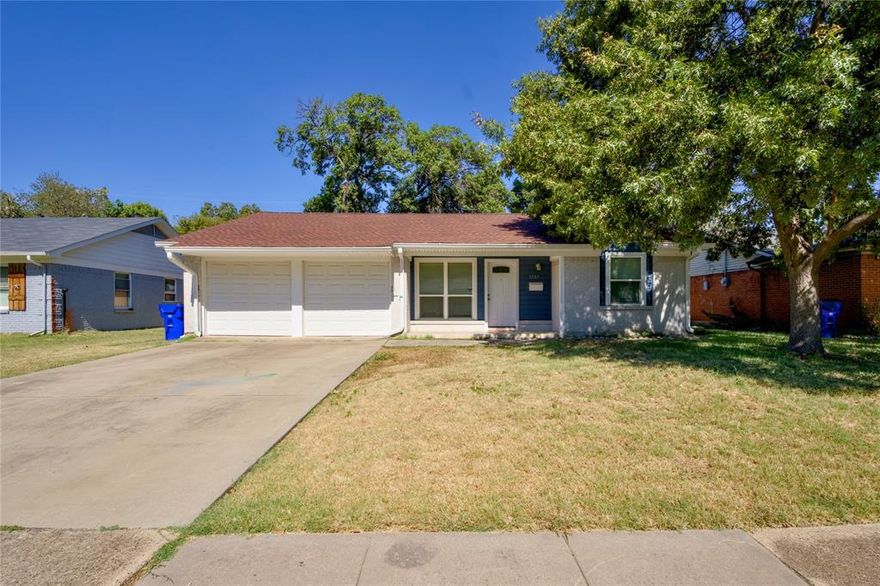 *Orchard Mortgage is offering 2-1 buydown assistance and no-fee refinance for life for qualified buyers. Call agent for details.* Located just minutes from I-635, parks, and local conveniences, this 3-bedroom, 2-bathroom home in Farmers Branch, TX, offers comfort and practicality with no HOA. The fenced backyard and patio provide a perfect space for outdoor gatherings or relaxing in privacy. Inside, the open layout flows effortlessly from the living room to the dining area and into the kitchen, which includes all major appliances except the microwave. A spacious walk-in laundry room adds convenience, while the primary ensuite features a tub-shower combo. With well-sized bedrooms and a functional layout, this home is perfect for everyday living and entertaining alike. Roof replaced 2022, Siding, gutters and back door installed March 2025, transferable lifetime warrenty. Don’t wait—schedule your private tour today and see why this home is the perfect place to call your own!

Discounted rate options and no lender fee future refinancing may be available for qualified buyers of this home.