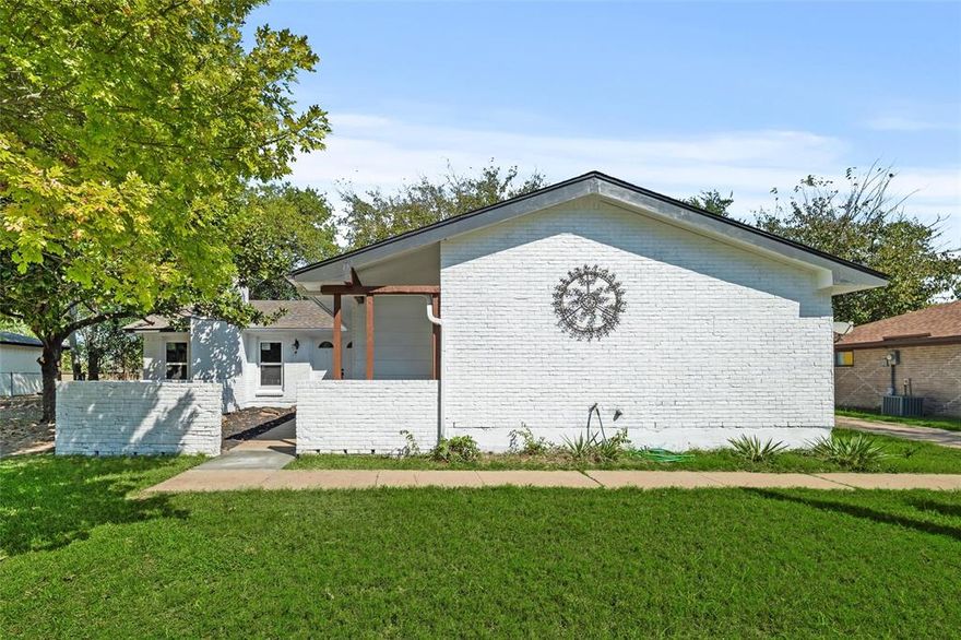 Spacious 4-bedroom home with flexible layout—4th bedroom can easily serve as a second living area, home office, home gym or game room. Galley-style open-concept from kitchen to living room, features an electric cooktop and cozy breakfast nook. Enjoy meals in the formal dining room, then relax in the living room with a charming wood-burning fireplace. Home has many updates such as new windows, flooring, carpet, kitchen updates, bathrooms paint, and many more. The primary suite includes, walk-in closet, and single vanity with makeup space. Bedroom 2 also offers a walk-in closet for additional storage. Located just minutes from the city park, city hall, and a multi-purpose ball field, with easy access to I-35 and FM 342 for convenient commuting. This home is full of potential in a lovely culdesac —schedule your showing today!