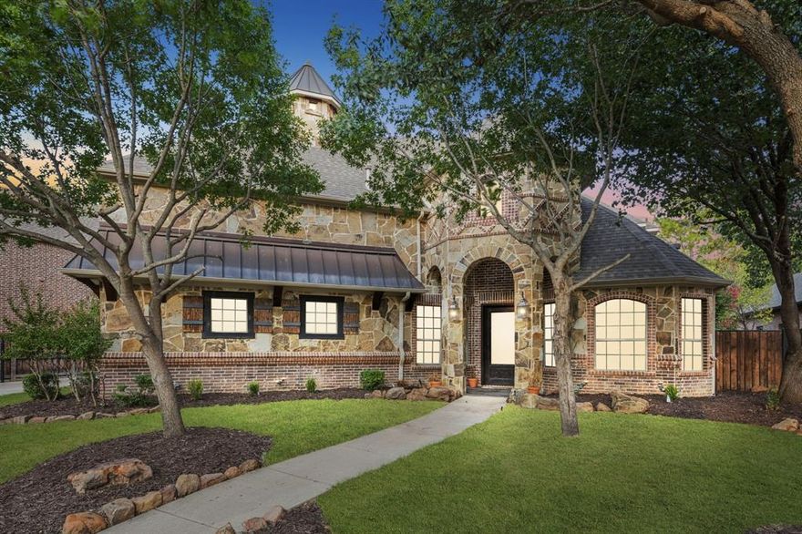 Elegant Living in Forest Glenn West – Greenbelt Lot with Resort Backyard
Welcome to 8012 Rushing Spring Drive—an exquisite stone-clad retreat tucked in the prestigious Forest Glenn West community of North Richland Hills. Nestled on a lushly landscaped lot and backing to a tranquil greenbelt, this custom home offers the perfect blend of timeless elegance and everyday family functionality.
Inside, you’ll find fresh designer paint, hand-scraped hardwood floors, upgraded tile, and rich architectural details throughout. The expansive layout includes a private home office with fireplace, a spacious game room, and a dedicated media space—ideal for entertaining or relaxing. The chef-inspired kitchen features granite countertops, a dramatic stone cooking alcove, and ample cabinetry, flowing seamlessly into the inviting family room with a second fireplace.
Step outside to your personal oasis: a resort-style pool and spa, extended covered patio with a cozy outdoor fireplace, and serene, tree-lined views offering privacy and peace.
With three fireplaces, multiple living areas, and a prime location near top-rated Birdville ISD schools, shopping, and dining—this home is the definition of refined comfort and elevated suburban living.