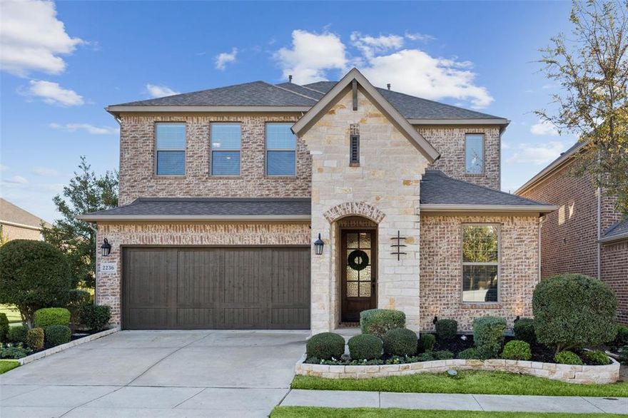 Welcome to this stunning 4-bedroom, 2.5-bathroom two-story home in the highly desirable Carrollton community! This beautifully upgraded residence offers the perfect blend of modern amenities and timeless elegance.
Step inside to discover elegant hardwood stairs and sophisticated wainscoting in the living room that add character and charm. The chef-inspired kitchen features premium upgrades including a gas cooktop with hood and stylish cabinet lighting, perfect for culinary enthusiasts and entertaining.
Throughout the home, you'll appreciate the thoughtful smart home lighting system, updated bathroom fixtures, and a striking upgraded front door that enhances curb appeal. Security and convenience are paramount with keypad door locks and a comprehensive alarm system.
The spacious garage boasts sleek epoxy flooring, providing both durability and style. This home is situated in an exceptional neighborhood next to a greenbelt with an unbeatable location—just moments from the vibrant Grandscape entertainment district and with easy access to all major highways, making commutes a breeze.
Don't miss this opportunity to own a move-in ready home that combines modern upgrades, smart technology, and an ideal location. Schedule your showing today!