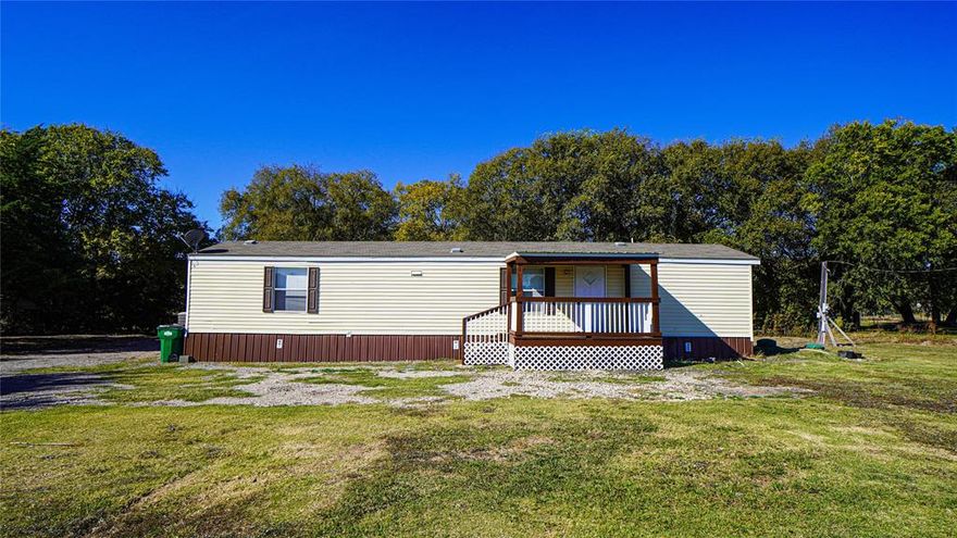 Home FOR LEASE in Fate, TX!! This 2-bedroom, 2 bath home features a spacious living area, perfect for family gatherings, connected to an eat-in kitchen with dual sinks, an electric range, and plenty of cabinets. The owner's suite features a walk-in closet and ensuite bathroom. Two additional bedrooms share a full bathroom. Relax on the new, covered front and back patio decks perfect for watching sunsets or enjoying a cup of coffee. Located in Royse City Independent School District, this home is close to shopping, dining, and entertainment. Schedule a viewing today to embrace cozy country living!