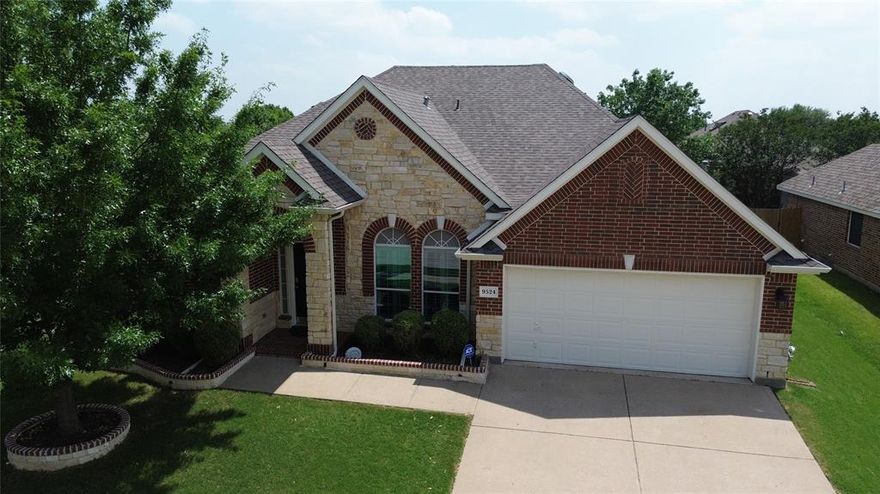 Come see this beautiful 4 bedroom, 2 bath, 2 living room, 2 dining room home. Great open floor plan. Large open living room with fireplace. The AC and the roof have been updated. The entry hall, kitchen, and living room floors were replaced with luxury vinyl plank flooring in 2025. The back yard  has a large covered patio perfect for those weekend get togethers. The neighborhood has a community pool, walking trails and park with easy access to Highway 287, shopping and dining.
