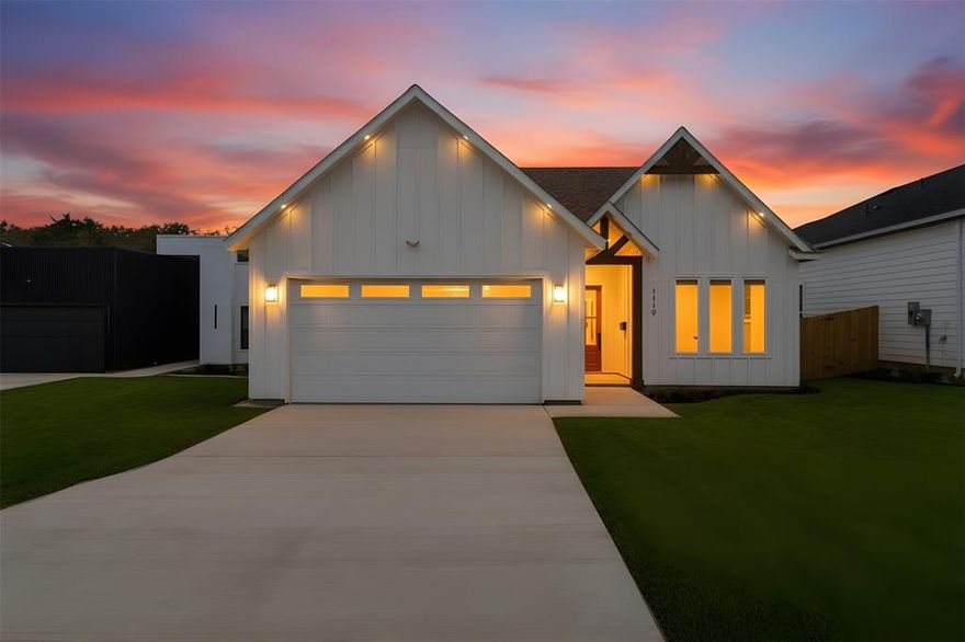 Stunning Modern New Construction offering over 2,300 SQ FT of elevated living. This beautifully designed 4-bedroom, 2-bath home delivers the perfect blend of modern architecture, comfort, and functionality.  Upon entry, you'll find an extended foyer with soaring ceilings, warm wood flooring, abundant natural light, and an open concept layout that seamlessly connects the kitchen, dining, and living spaces. The chef-inspired kitchen boasts beautiful modern cabinetry, quartz countertops and premium appliances.  Spa-style bathrooms feature floating vanities, designer tilework, a sunken tub and modern wall-mounted fixtures that highlight the home’s sophisticated aesthetic. The spacious primary suite provides a serene retreat with a luxurious en-suite bath and closet system for convenience and organization.
Outside, enjoy a huge backyard, this homesite sits on an oversized .33 acre lot that backs to a heavily wooded treeline backdrop—offering privacy, shade, and the perfect setting for outdoor living and family gatherings. Modern design, clean lines, and refined finishes make this home a standout new construction opportunity.  Estimated completion: Don’t miss the opportunity to own this modern Dallas masterpiece!