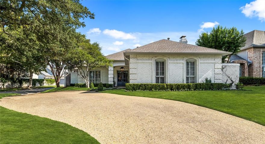 Welcome to this exquisite 4-bedroom, 3-bathroom home nestled in the highly coveted HPISD. This stunning residence has undergone thoughtful updates throughout, showcasing the perfect blend of modern amenities and timeless charm. The primary bedroom is a true retreat, complete with gas log fireplace with an ensuite bathroom with a spacious garden tub, dual sinks, a large walk-in closet, and a separate shower. Second and third bedroom offer walk in closets and charming jack and jill bathroom. Fourth bedroom offers ensuite bathroom and walk in closets and is currently being used as office. Stunning entertaining kitchen, showcasing high end KitchenAid appliances, ample storage, and marble countertops. Adjacent to the kitchen, a beautiful eat-in kitchen area awaits. Home boasts a stunning bar area located conveniently next to the kitchen with an ice maker and fridge. New roof  installed 8.14.23. The 3-car garage provides ample parking and additional storage. This home is a must-see!