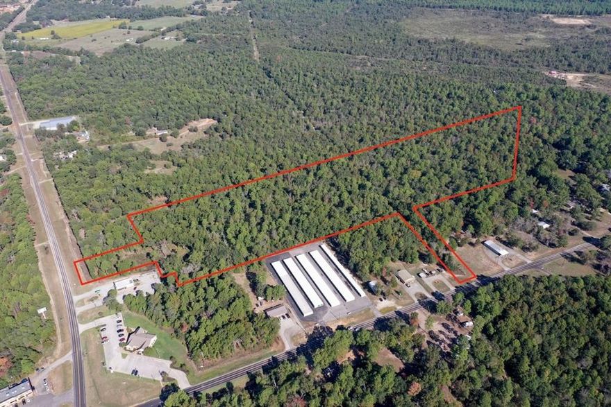 Just shy of 23 acres in a prime location outside Hawkins and Holly Lake Ranch. Ready for development, residential or commercial or a private retreat for your single family home. Heavily treed with access from two farm to market roads.