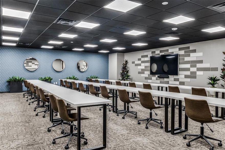 FULLY-FURNISHED (onsite receptionist, printing, refreshments, parking, utilities, janitorial etc.) for each private office. Access to conference rooms and shared amenities, local business phone lines with unlimited domestic long distance, 24-7 fitness center and all locations across DFW, Houston, Atlanta and Phoenix. Tenant and tenant's agent to verify all MLS information with on-site staff.