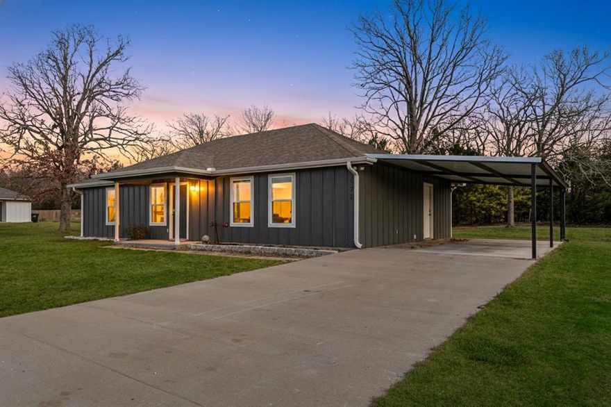 Welcome home to this charming 3-bedroom, 2-bath residence situated on a spacious half-acre lot. Featuring an open floor plan, this home offers a seamless flow between living, dining, and kitchen spaces—perfect for everyday living and entertaining. The large kitchen includes a pantry and plenty of room to cook and gather. Generously sized bedrooms provide comfort and flexibility, while the beautiful master suite offers a private retreat with ample space to unwind. Complete with a 1-car attached carport, this property combines space, functionality, and comfort both inside and out.