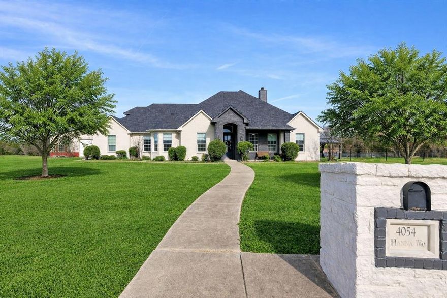 *** $7500 OFFERED TOWARDS BUYERS CC OR BUY DOWN WITH REASONABLE OFFER*** ON THIS FABULOUS Estate Home Royse City *** CADDO MILLS ISD*** on this 5 bedroom. 2.5 baths COMPLETELY updated with fresh paint floor to ceiling inside and out; all new light fixtures & hardware. In ground heated pool with hot tub, travertine coping, 15 x 30 pergola with tons of extra concrete, PERFECT for entertaining or family gatherings. 4 bedrooms down, including master, 1 guest bedroom up with fully functional media room, wet bar complete with fridge and 3 accesses to attic from upstairs. Master has dual closets, furniture style dual vanities, large updated shower. Kitchen beautifully finished out with top of the line granite, back splash, hardware and open to oversized family room and den. Butlers pantry perfect includes space for coffee bar, stock groceries, large appliances and more! Dual access to pool area and additional separate access to dog run securely situated on side of home with plenty of room for fur babies OR EXPANDING already spacious backyard. Oversized garage can fit full size SUV and oversized truck PLUS room for gofl cart, mower, storage, etc. 40 x 40 shop includes 15 x 40 heated & cooled space, currently used as work out room,  with half bath accessible from pool area. PLUS remaining 40 x 25 actual shop space complete with cabinets, 12 ft roll up door on opener and another  7 ft door opening up to rest of building. Also included is sprinkler system, dual heating and cooling with new 5 ton unit for downstairs. ***Gym equipment on a piece by piece basis to remain with the property with reasonable offer as well as the sauna***