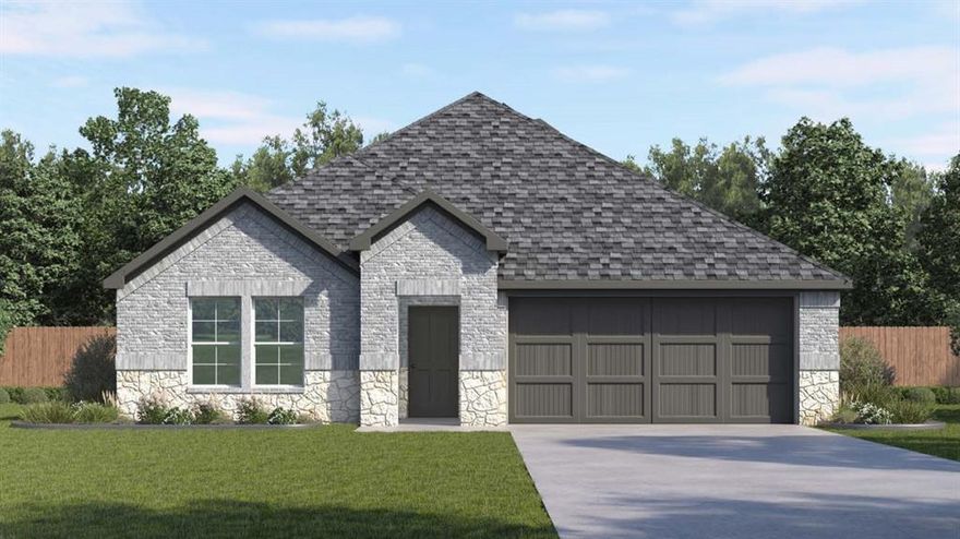 The Cali is one of our beautiful one-story floorplans featured in our Audra Oaks community.

Inside this 4 bedroom, 2 bathroom home, you'll find 1,837 square feet of comfortable living. Plus two different exterior elevations to choose from with a 2 car garage. A home designed to combine elegance, functionality, and modern living.

This floorplan offers a spacious kitchen, quartz countertops, and stainless steel appliances throughout. Perfectly equipped with everything a home chook or chef needs.

Retreat to the primary bedroom, where relaxation awaits. Here, you'll find an attached bathroom complete with a quartz vanity top, name brand chrome faucets, and enclosed shower.

Plus laminated flooring in family, kitchen, entries and hallway (based on availability per package)

Not only does the Cali offer functional living space, but it boasts stylish finishes throughout with every detail carefully considered to create a comfortable and inviting atmosphere. Explore our smart home package features, including a video doorbell, smart thermostat, and deadbolt- bringing convenience to your fingertips.

Photos shown here may not depict the specified home and features. Elevations, exterior colors, iinterior colors, options, available upgrades that require an additional charge, and standard features will vary in each community and subject change without notice. Calls to learn more about the Cali floorplan and find your home in Audra Oaks today!