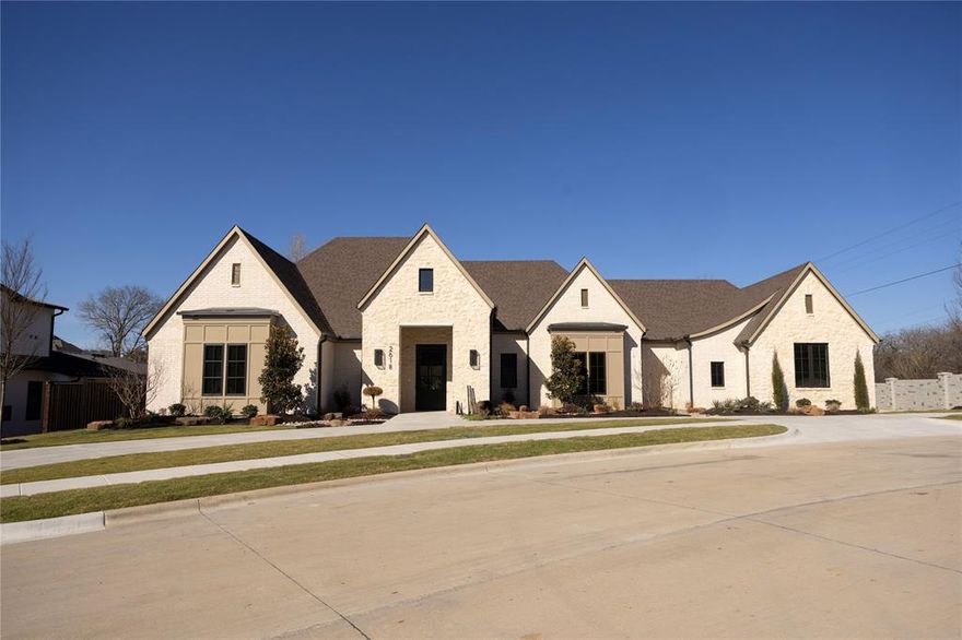 New Construction Luxury Home COMPLETED and ready to move in, Single Story,  Half Acre Lot,  Eastpointe Terrace in Colleyville, TX
Newly completed luxury home by award winning builder Atwood Custom Homes located in the prestigious Eastpointe Terrace community in Colleyville. Situated on a desirable 0.46 acre lot, this stunning single story transitional home offers 4 bedrooms including 3 guest bedrooms and 1 spacious primary suite, 4.5 bathrooms, a private office, and a versatile flex room. Designed with both elegance and functionality in mind, the open concept floor plan is filled with natural light from expansive windows and sliding glass doors that create seamless indoor outdoor living. The living area features vaulted ceilings with exposed beams, creating a striking architectural focal point. The chef’s kitchen is designed for entertaining and everyday living with a large island, luxury appliances, soft close custom cabinetry, wet bar, and a fully equipped prep kitchen with walk in pantry. The primary suite offers a private retreat with a spacious layout and luxurious bath, while three additional guest bedrooms include walkin closets and ensuite access, providing comfort and privacy for family or visitors. Outdoor living is exceptional, featuring an extended covered patio with outdoor kitchen and entertaining area, perfect for year round gatherings. Energy efficiency and long term comfort are built in with full foam encapsulation and high efficiency HVAC systems.
Located in the highly acclaimed Grapevine Colleyville Independent School District with convenient access to Glen Hope Elementary School, Cross Timbers Middle School, and Grapevine High School. Prime location with quick access to Dallas, Fort Worth, Southlake, and Westlake, as well as major highways 26, 121, 114, and 360. Minutes from Dallas Fort Worth International Airport and Dallas Love Field, with nearby shopping, dining, and entertainment. Schedule your private showing today.