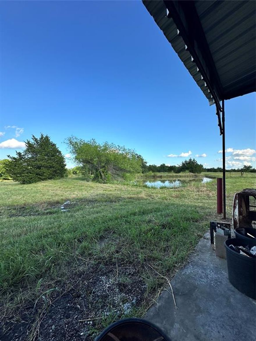 9.9 acres ready to build on with shop already on the property. Located in Sulphur Bluff ISD.