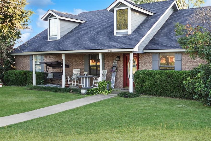Come see this beautiful custom country home situated on over half an acre! This charming three bedroom, two bathroom home offers comfort, space, and style.

The open concept layout features a spacious kitchen, dining area, and living room, with a game room conveniently located just off the main living space. The living room includes a cozy gas fireplace, perfect for relaxing evenings.

Enjoy hardwood floors in the living room and kitchen, tile flooring in the bathrooms, and carpeted bedrooms for added comfort.

Step outside to a large backyard complete with a deck and gazebo, an ideal setting for picnics, cookouts, and entertaining guests.