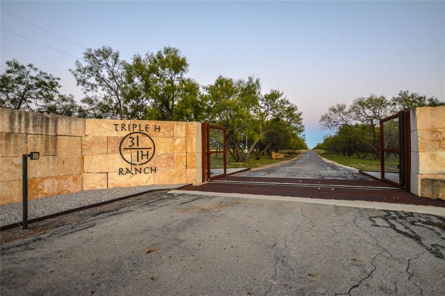 Welcome to the Triple H Ranch, a premier sporting and recreational high fenced paradise! Situated just North of Coleman, TX, this luxurious property is outfitted with a custom-built home overlooking an approximate 100 acre lake, an insulated barn dominium with living quarters, an equipment barn, an additional 33 acre private lake, and so much more. Inside the high fence, you’ll find numerous exotics as well as trophy white-tailed deer, world class hunting blinds and feeders, numerous ponds, meticulously place food plots, a floating boat dock on the 33 acre private lake, and numerous other attractive features! Meticulously situated on the bluff overlooking Lake Scarborough, the custom-built stone-sided home is more than just a place to sleep. This 6,856 sf house has high-end finishes and amenities including a covered and tiled back porch running the length of the house, a stand-alone fireplace, a sports bar, and a stunning swimming pool and jacuzzi.