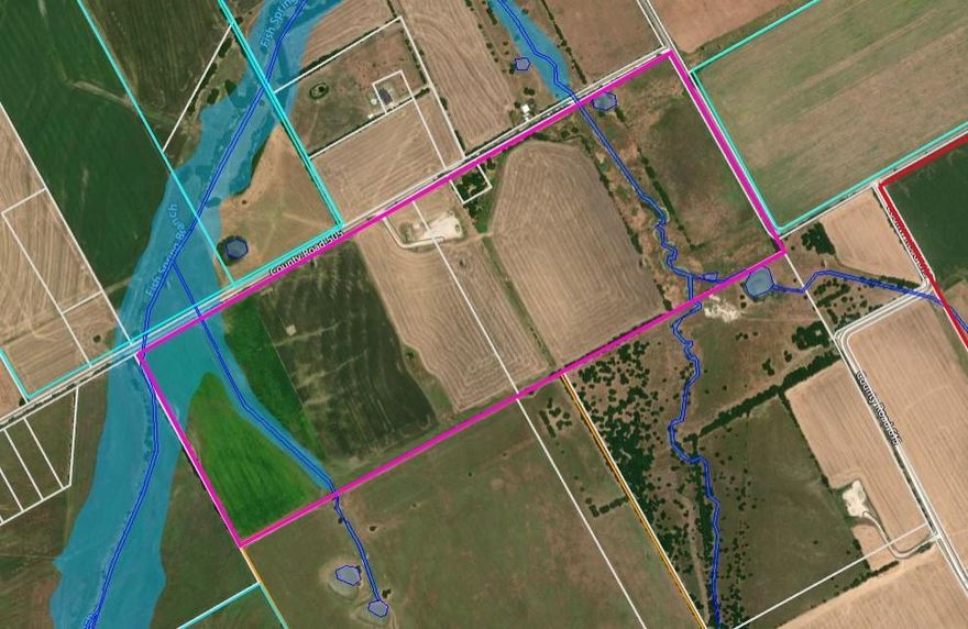 Update to this listing (August '23) – Seller is now open to entertaining offers on either the western parcel, 76 AC +-, or the eastern parcels, 72 AC +- total, or both.  Prefers to sell the entire 148 AC, but is now open to entertaining offers on either side for buyers needing a smaller tract.
148± acres of pristine land right in the heart of the rapidly developing Ellis and Johnson County residential, commercial, and industrial hub in the triangle created by Mansfield, Midlothian, and Venus. One of the potential alignments of State Highway 360 will be roughly 1700’ east of this location, bringing access and traffic.  The land is also near the new Google Data Center held within the Railport Industrial Park, the Midlothian Business Park, Gerdau, Martin Marietta and the International Energy plant, among several other global industrial firms. Transformation through development of this submarket is well underway, this is an opportunity to enter in at a very competitive price point.