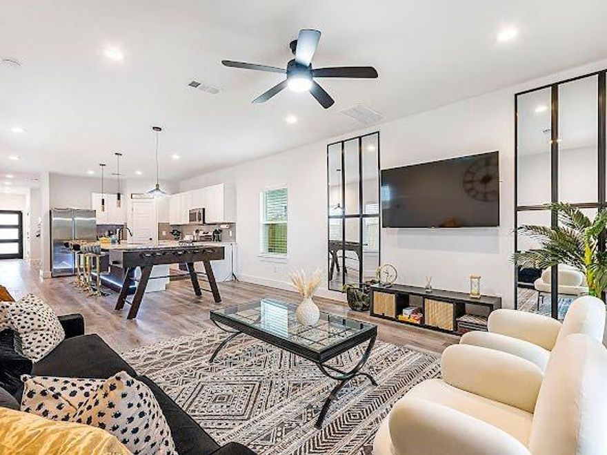 Welcome home! This inviting property has been thoughtfully refreshed with warm modern touches, featuring updated finishes, stylish cabinetry, and easy-care luxury vinyl plank flooring. A stainless steel refrigerator and stainless steel stove are included, along with a washer and dryer, making move-in effortless. Fresh updates are underway to create a comfortable, welcoming space for the next residents. Tenant and agent to verify all information; landlord and listing agent are not responsible for any inaccuracies.