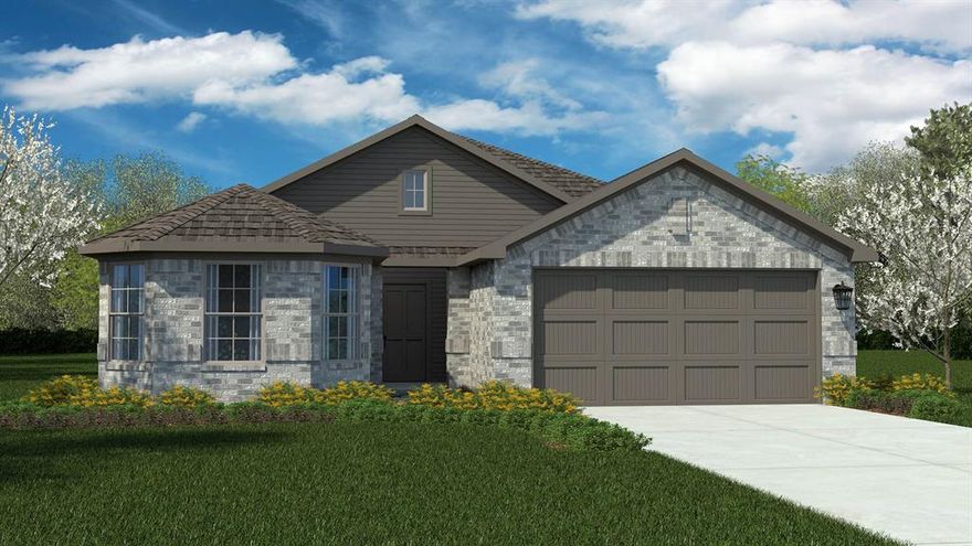 D.R. Horton, America's Builder is NOW SELLING in the New fabulous Community of Hickory Grove in Denton and Krum ISD! Gorgeous Single Story 4 bedroom Huntsville floorplan-Elevation A, with an estimated Summer completion. Modern open concept with Living at the rear of the Home opening to Dining and large Chef's Kitchen complete with Island, Stainless Steel Whirlpool Appliances, gas Range, Granite Countertops, and walk-in Pantry. Front secondary Bedroom-optional Office area and large Primary Bedroom with 5 ft over sized shower and walk-in Closet. Quartz vanity tops in baths and Ceramic tile flooring at Entry, Hallways, Kitchen, Breakfast, Utility and Bathrooms. State-of-the art energy efficiency features plus Home is Connected Smart Home Technology Package. Covered front porch and back Patio, 6 ft stained privacy fenced Backyard, Landscape Package and full Sprinkler System. Hickory Grove boasts a range of amenities and future developments, including planned pools and multiple playgrounds for family fun and relaxation. Close proximity to Denton's Rayzor Ranch Marketplace for Shopping and Dining. Convenient to UNT and TWU Universities.