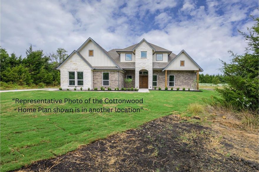 Discover the Cottonwood floor plan, soon to be built on a peaceful country lot in Brashear. Photos shown are of a completed Cottonwood home in another location and may not reflect the exact finishes or layout of this build. This thoughtfully designed home offers 4 bedrooms, 3 bathrooms, an open-concept living area, and a stylish kitchen with a large island perfect for gathering. Enjoy quiet country living with easy access to the interstate for commuting or trips to nearby towns. The builder has a working relationship with a lender who can assist with a one-time close construction loan that transitions to a long-term mortgage. This is your chance to create a brand-new home tailored to your style in a serene setting.