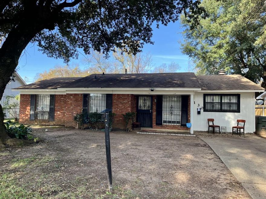 Charming and affordable 3-bedroom ranch-style home in Highland Park Subdivision with recent updates to the roof and HVAC for added peace of mind! This single-level layout features an open floorplan, a cozy wood-burning fireplace, and decorative lighting throughout. The functional kitchen and dining area make everyday living easy, and all bedrooms are conveniently located on the main level.

Enjoy a covered front porch, a spacious lot, and a private backyard—great for outdoor activities or future improvements. With solid brick construction and 1,297 sq ft of living space, this property is ideal for a first-time homebuyer or a great addition to an investment portfolio.

Vacant and easy to show—schedule your tour today!