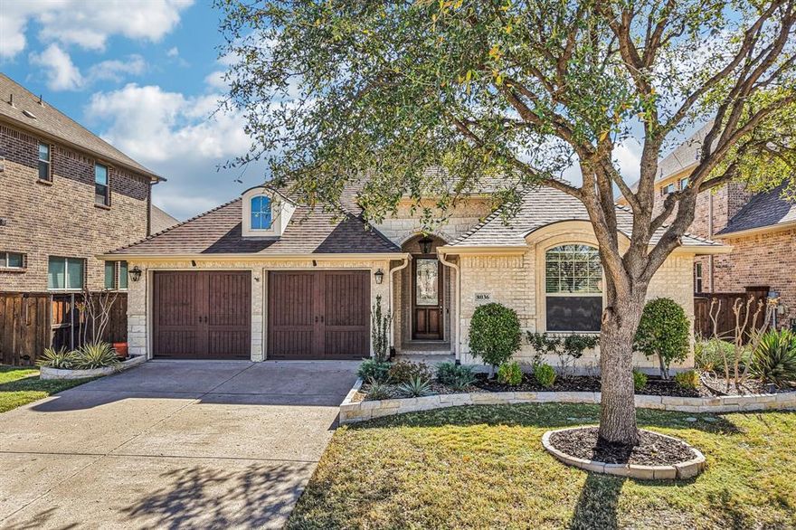 Welcome to 8036 Sylvan Dale Road, a meticulously maintained, beautifully appointed residence nestled in one of Frisco’s most desirable communities, where timeless elegance meets modern comfort in a thoughtfully designed layout ideal for both everyday living and effortless entertaining; from the moment you arrive, the inviting curb appeal sets the tone for a home that showcases true pride of ownership, offering a light-filled interior with spacious living areas, refined finishes, including hand-scraped hardwood flooring, and a seamless flow that enhances both function and style; at the heart of the home, the open-concept design features a well-equipped kitchen complete with granite countertops overlooking the main living space, creating the perfect environment for gathering with family and friends, while generously sized bedrooms provide comfort and privacy, and the primary suite offers a relaxing retreat with ample space to unwind; numerous upgrades throughout elevate both its aesthetic appeal and everyday livability, including 2020 updates featuring all new appliances and all new light fixtures, along with the added convenience of an attic lift, while the roof, just two years old, provides added peace of mind; step outside to enjoy a private backyard ideal for quiet evenings or weekend entertaining, offering a versatile space to relax or host with ease; all of this is perfectly positioned near top-rated schools, shopping, dining, and major thoroughfares, making 8036 Sylvan Dale Road a rare opportunity to own an upgraded, impeccably maintained home in the heart of Frisco, combining location, lifestyle, and lasting value in one exceptional property. 3D Virtual Tour Available. All TV mounts will convey with the home. Ask your agent for the list of updates.