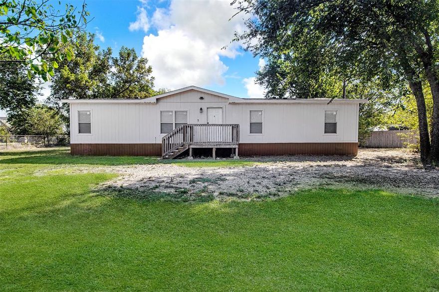 Two Homes on 5 Acres!
Welcome to 8700 & 8696 Clearview Dr — two homes with separate road access and endless possibilities! The main home at 8700 Clearview Dr is a 1996 manufactured home offering approximately 2,568 sq. ft., 4 bedrooms, 2 baths, and plenty of space for comfortable country living. The second home at 8696 Clearview Dr is a 2023 barndominium featuring about 1,200 sq. ft., 3 bedrooms, 2 baths, stylish granite countertops, and a huge covered front patio perfect for relaxing or entertaining. Together they sit on 5 beautiful acres — bring your chickens, bring your sheep, and enjoy farm-style living close to the city. Live in one and rent the other — the possibilities are endless!
