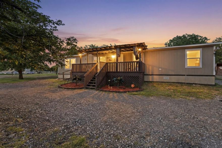 Welcome to this spacious and well-maintained 4-bedroom, 2-bath home situated on over half an acre in Azle ISD. Built in 2019 and only moved once, this property qualifies for a wide range of financing options—making it an excellent opportunity for many buyers.

Inside, you’ll find a functional layout featuring 1,456 square feet of living space, including a dedicated office perfect for working from home or additional flex use. The open living and kitchen areas provide a comfortable setting for everyday living and entertaining.

Step outside to enjoy the expansive lot, complete with a fenced area ideal for pets, outdoor activities, or simply enjoying the extra space and privacy. A convenient carport adds covered parking and protection from the elements.

With no known restrictions, this property offers flexibility and freedom rarely found at this price point. Whether you're looking for room to grow, space for animals, or a peaceful setting, this home checks all the boxes.

Schedule your showing today and explore the possibilities this property has to offer!