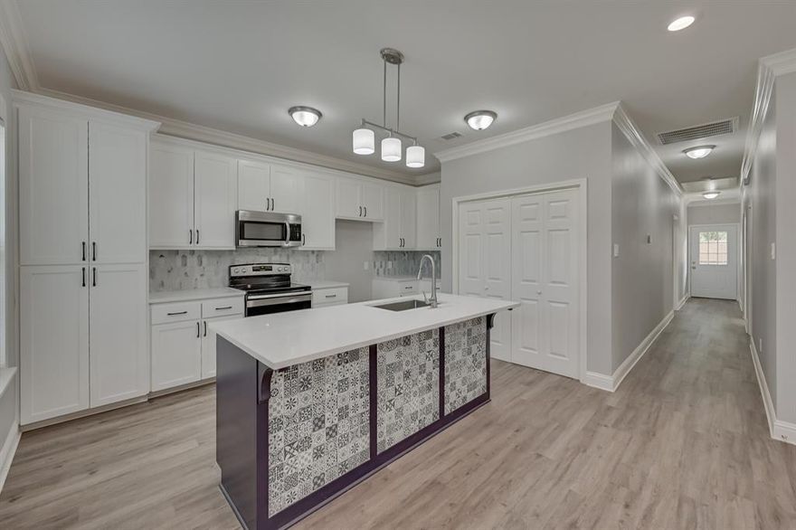 Nice home built in 2020, 3 bed 2 bath with quick access to 287.  Huge shaded backyard.