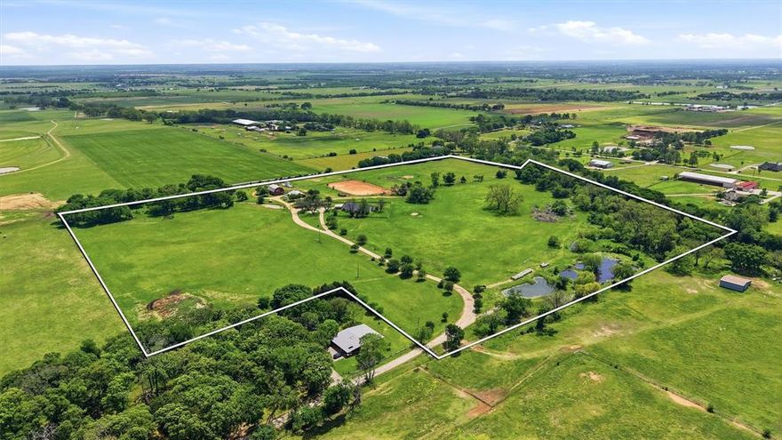Nestled at the end of highly sought-after Debbie Lane in Pilot Point, Texas, a rapidly up-and-coming city, this 43.88-acre property is a rare gem in the booming growth corridor. Currently ag-exempt and fully cross-fenced, the land features sandy loam soil—ideal for grazing, equine, or cattle. At the heart is a sprawling 3,682 sq. ft. ranch-style home with 4 bedrooms and 3 baths—perfectly blending comfort and charm. The property also includes a barn, an outdoor riding arena, and additional acreage for expansion. City water and electricity are available, and city sewer runs up and down Debbie Lane, providing even more development potential. Just moments from Highway 377, across from Brookshire Brothers Grocery, and close to banks, the high school, a variety of restaurants, and the ever-expanding Highway 455, Pilot Point is a city on the rise, offering easy access to the Metroplex. This is a phenomenal investment opportunity in a prime corridor—don’t miss out!