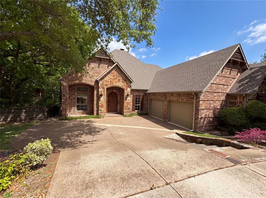 Explore 1309 Winding Brook Dr, arranged for everyday practicality, providing a comfortable living environment with a prominent fireplace. The kitchen contains an accent backsplash and all stainless steel appliances. The primary bathroom provides double sinks and a separate tub and shower combination. An exterior patio extends to a fully fenced backyard for outdoor complete with an well-maintained in-ground pool. enjoyment. This residence provides comfort and functionality for seamless living. Home comes with a 100-Day Home Warranty and a 7-Day Home Test Drive to move in 7 days early for free