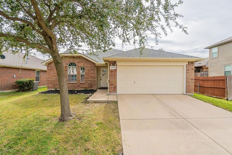 This beautiful home is a must-see! It offers a natural color palette and fresh interior paint that will make you feel right at home. The kitchen features a nice backsplash and good under sink storage in the primary bathroom. The master bedroom has a walk-in closet and the other rooms offer flexible living space. The primary bathroom also has double sinks. Outside, there is a fenced-in backyard with a sitting area, perfect for entertaining. A fireplace and partial flooring replacement complete the package. You won't want to miss out on this one! This home has been virtually staged to illustrate its potential.