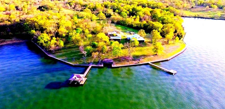 One of the most unique private waterfront estates on Richland-Chambers Lake—72 acres with approximately 2,000 feet of open shoreline.

Wake up to panoramic open-water views and experience the rare combination of acreage, privacy, and protected shoreline.

This exceptional property features a 2024-built main residence, separate cabin, and multiple structures, creating an ideal setup for a private retreat, family compound, or multi-use property.

Approximately 6 acres are within the HOA, while the remaining acreage is completely unrestricted - an increasingly rare combination on the lake.

Property features include two private docks, steel retaining wall, gated entry, ag exemption, and expansive open-water views. The scale of both land and shoreline provides a level of privacy and control that is rarely available.

Enjoy a wide range of recreational opportunities including fishing, boating, hunting, and exploring your own private acreage - offering a true escape with room to create your vision.

Whether for personal use, investment, or long-term legacy ownership, this property offers flexibility and scale that is rarely available on Richland-Chambers Lake.
VIDEO link in transaction documents.