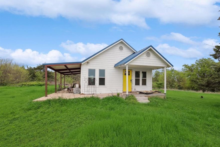 Rare find with beautiful views and asphalt road frontage and plenty of room for your horses and or cattle. Easy access to IH-35, and FM 2164. Deer, feral hogs and other wildlife inhabit the area. You'll find several possible build sites with beautiful views for your dream home. Seller is selling approximately 72 acres more or less of the 94-acre tract of land. Value is in the land. There is a small frame home on property that is not finished, buyer to finish out. At buyer's request, seller may agree to remove and relocate the frame house. Seller assumes no liability for any injuries to buyers and their agents.