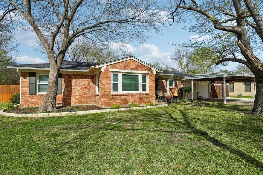 There’s something special about a classic 1950s home in an established neighborhood with sidewalks and mature trees—and this one pairs that charm with the updates buyers want.

This thoughtfully updated 4-bedroom, 2-bath home with two living areas in the heart of Richland Hills offers a flexible layout perfect for everyday living, entertaining, or working from home—all while being conveniently located between downtown Fort Worth and DFW Airport.

Recent improvements include a 2019 interior remodel, new roof installed July 2024, carport and covered RV parking added between 2022–2023, providing both style and functionality.

Step outside to a private backyard featuring a large wooden deck, ideal for relaxing or hosting, with a perfect spot ready for a hot tub. A large storage shed adds even more versatility, while interior extras like a wine fridge and built-in living room sound system enhance comfort and enjoyment.