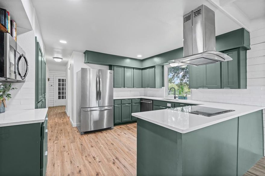 Located just outside the city limits, this log-cabin-inspired home sits on three spanning acres and offers the freedom and functionality that today’s land buyer is seeking. A private, circle-drive leads you onto the property, where wide-open skies and neighboring ranchland sets the tone for true country living. The home blends rustic character with practical comfort. Wood accents, shiplap walls, and an open-concept layout create a warm, inviting interior designed for everyday living. The main-floor primary suite offers privacy and ease, while three additional upstairs rooms provide space for family, guests, a home office, or bunkroom flexibility. The land itself is the true highlight with three acres ready for gardens, small livestock, 4-H projects, or the addition of a barn or shop. The attached hobby space off the garage offers room for tools, tack, equipment, or workspace needs. Adding to the authentic rural setting, you may occasionally hear the distant calls from a nearby wildlife sanctuary, a reminder that you’re living in the heart of real Texas countryside. With room to expand and the convenience of town just minutes away, this property is ideal for those wanting manageable acreage without sacrificing accessibility. The acreage provides ample space for outdoor living and recreation, whether that means adding a firepit, building a custom shop, parking an RV or trailer, or simply enjoying unobstructed sunsets. With plenty of room for kids, animals, and equipment, the property offers both flexibility and future potential. Whether you envision a small homestead, a weekend retreat, or a full-time residence rooted in wide-open space, this property delivers the privacy, versatility, and authentic Texas lifestyle today’s buyers are searching for. No HOA and plenty of room to make it your own, this property offers the rare opportunity to enjoy space, self-sufficiency, and simple country living while still staying connected to nearby amenities.