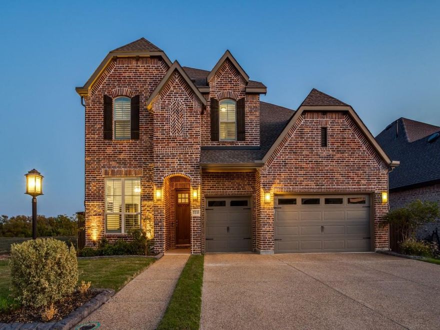 WOW, this home is a stunner!   Welcome home to 721 Huffines Blvd in the resort style community of Inspiration!  Perfect blend of style & function abound in this home...from the designer touches to the open floorplan, you will see quality throughout!   Bathed in natural light, the kitchen and living areas flow together seamlessly!   The kitchen features a gas cooktop, walk in pantry and wait until you see that island - large enough to host gatherings!   The private primary suite has a sitting area and an ensuite bath that offers a tub, separate vanities, walk in shower AND the primary closet connects to the laundry room!   Dedicated office with French doors too! Upstairs there are 3 bedrooms and 2 full baths with one of the bedroom having an ensuite bath!   Another living area upstairs as well!   Drop zone area is located right from the garage entrance!   And did I mention a 3 car garage?  All of this and more backs to Army Corp of Engineers land so there won't be any houses built directly behind! Desirable Wylie ISD with George Bush ES right in the neighborhood!   Convenient to shopping, dining, recreation and so much more!