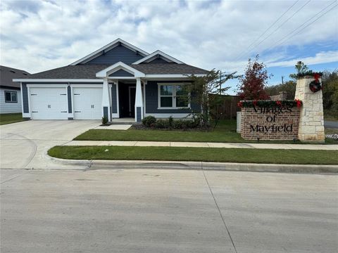 A home in Cleburne