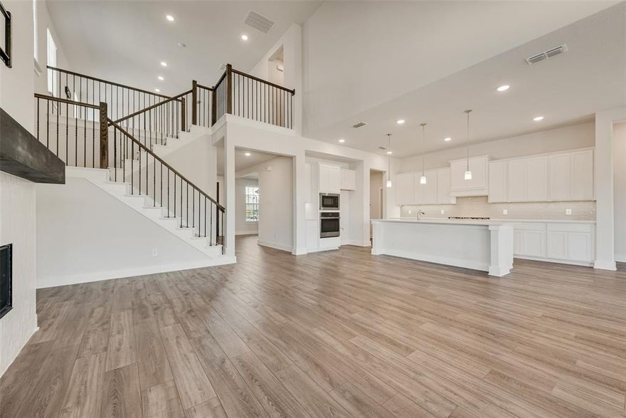 Experience modern living at its best in this impeccably maintained, like-new home filled with designer finishes, eye-catching accent walls, and custom built-ins! Every corner has been thoughtfully designed, showcasing true pride of ownership. The huge country-style kitchen is a showstopper and the heart of the home, featuring sleek white cabinets, a large center island, and a multi-burner gas cooktop. Every chef’s dream, perfect for entertaining or cooking your favorite meals.

Relax in the cozy family room with its beautiful gas fireplace, or head upstairs to the spacious game room that doubles as a second living area. Movie lovers will adore the dedicated media room, ideal for fun movie nights or big game days. With multiple flex spaces throughout, you’ll have endless possibilities to create a home office, hobby area, or playroom to fit your lifestyle. The home also features spacious bedrooms, elegant bathrooms, and open-concept living that makes daily life effortless and stylish.

Just beyond the home’s interior, the large front porch invites morning coffee and friendly greetings, while the expansive covered back patio offers a private retreat for relaxing, entertaining, or enjoying warm Texas evenings.

Located in Waxahachie’s fast-growing community, you’ll enjoy nearby shopping, dining, and conveniences while still savoring that friendly small-town charm. This home isn’t just move-in ready — it’s ready for you to come home!