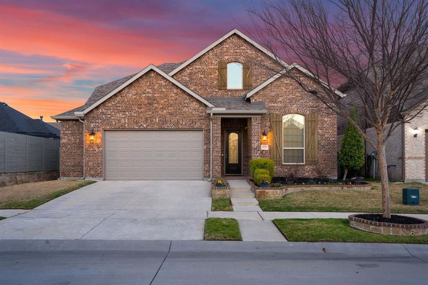Welcome to 1312 Chickadee Drive in the award-winning Harvest community of Argyle, Texas, where lifestyle, convenience, and charm come together. Built by Highland Homes, this beautifully designed residence offers the perfect blend of modern comfort and vibrant community living in one of North Texas’ most sought-after master-planned neighborhoods.

Step inside to discover a light-filled open-concept floor plan designed for both everyday living and effortless entertaining. The spacious living area flows seamlessly into the kitchen and dining space, creating a warm and inviting atmosphere ideal for gatherings with family and friends. The kitchen features modern finishes, ample cabinetry, generous counter space, and a large island, making it the true heart of the home.

The private primary suite offers a peaceful retreat with a spa-inspired bath and generous walk-in closet, while secondary bedrooms provide flexible space for guests, family, or anything else you may need. With 5 bedrooms (2 on the first floor and 3 on the second), a dedicated home office, and a secondary living space being used as a media room, this property is a must see!

What truly sets this home apart is its location within Harvest by Hillwood, a nationally recognized community known for its resort-style amenities and strong sense of neighborhood connection. Residents enjoy access to multiple pools, fitness centers, parks, playgrounds, community gardens, fishing ponds, walking and biking trails, and year-round events that make it easy to connect with neighbors.

Conveniently located with quick access to I-35W, Denton, Fort Worth, and the greater DFW metroplex, the home is also zoned to Northwest ISD with Thompson Elementary within walking distance, making daily routines simple and convenient.

Whether you're relaxing on the porch, enjoying the trails, or participating in one of Harvest’s many community events, 1312 Chickadee Drive offers more than a home — it offers a lifestyle.