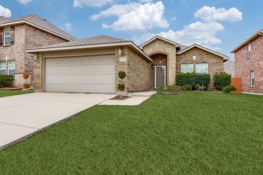 Location, Location, Location!!! NOrthwest ISD! Step into this beautiful home in the popular Presidio Village neighborhood. With 3 sunny bedrooms and an open layout, it's ideal for relaxed living. Enjoy cozy evenings by the fireplace and easy-care laminate floors in the living areas. Outside, there's a large patio and a good-sized yard for fun and relaxation. A Must see !